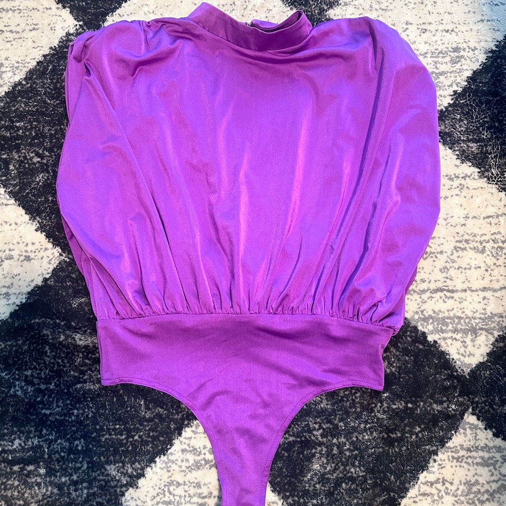 Silk Purple Body Suite